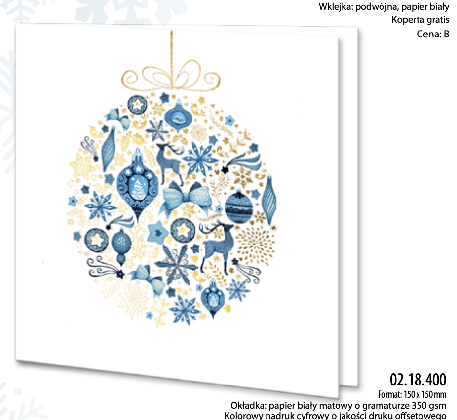 Biało Niebieska Bombka